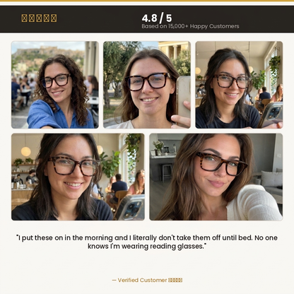 Look Expensive in Seconds — Oversized Tortoiseshell Glasses, No Makeup Needed